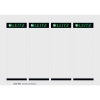 Leitz 1680 printbare rugetiketten 56 x 190 mm A4 insteek breed wit (100 stuks)