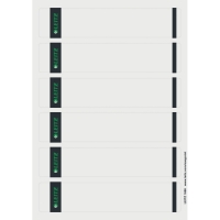 Leitz 1686 printbare rugetiketten 39 x 192 mm A4 zelfklevend smal wit (150 stuks) 16862085 211064
