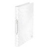 Leitz 4257 WOW ringmap met 2 O-ringen wit metallic (32 mm)