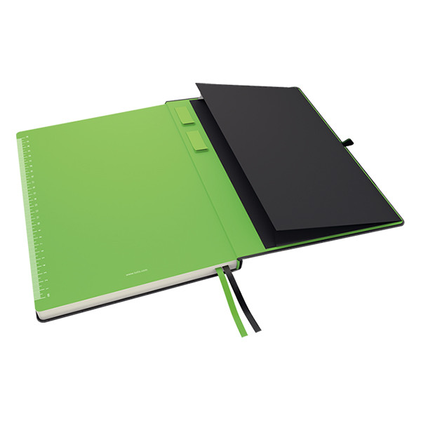 Leitz 4471 Complete notitieboek A4 geruit 100 g/m² 80 vellen zwart 44710095 211536 - 4