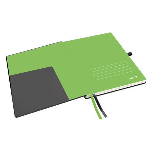Leitz 4474 compleet notitieboek zwart iPad formaat gelijnd 96 g/m² 80 vellen 44740095 211566 - 3