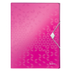 Leitz 4629 WOW documentenbox roze metallic 30 mm (250 vellen) 46290023 211936 - 1