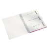 Leitz 4645 WOW be mobile book spiraalschrift A4 geruit 80 g/m² 80 vellen roze metallic 46450023 211862 - 5