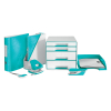 Leitz 5008 NeXXt WOW perforator ijsblauw metallic 2-gaats (30 vellen) 211796 - 7