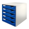 Leitz 5280 ladeblok blauw (5 laden)