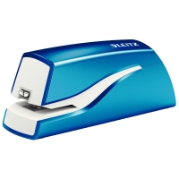 Leitz 5566 WOW elektrische nietmachine blauw metallic (10 vellen) 55661036 226033