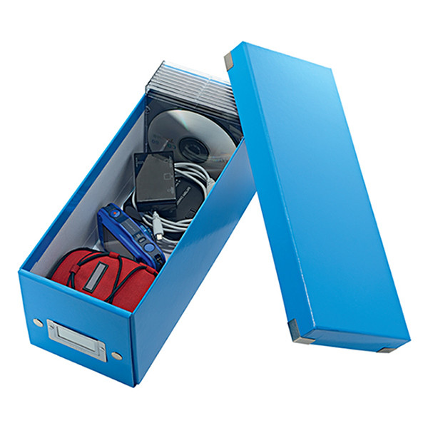 Leitz 6041 WOW cd-box blauw metallic 60410036 211128 - 3