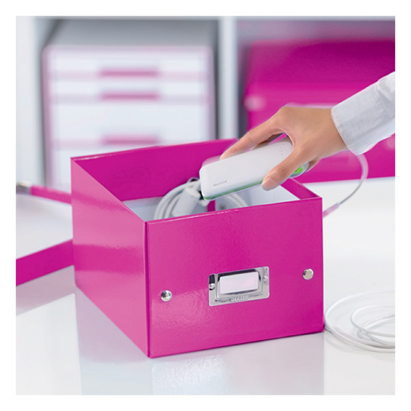 Leitz 6043 WOW kleine opbergdoos roze metallic 60430023 211142 - 3