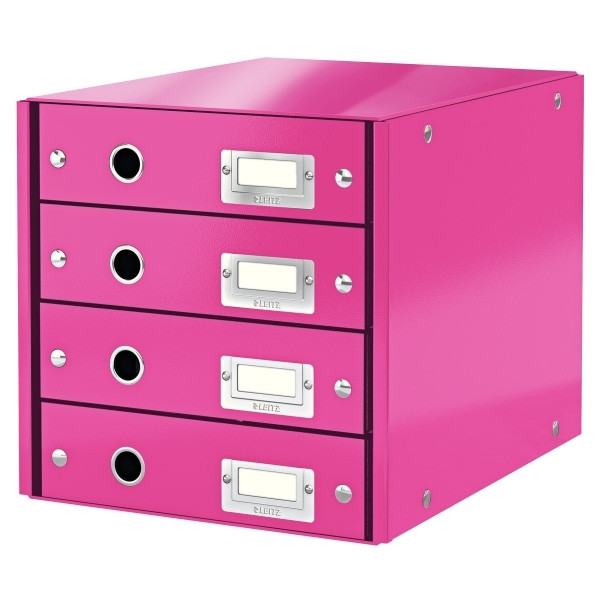 Leitz 6049 WOW ladeblok roze metallic (4 laden) 60490023 211963 - 1