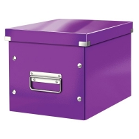 Leitz 6109 cube medium opbergdoos paars 61090062 226080