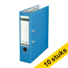 Aanbieding: 10x Leitz 1010 classeur A4 plastic lichtblauw 80 mm