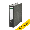 Aanbieding: 10x Leitz 1080 classeur A4 karton zwart 80 mm 202499 - 1