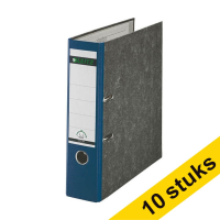 Aanbieding: 10x Leitz 1080 ordner A4 karton blauw 80 mm 202550