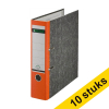Aanbieding: 10x Leitz 1080 ordner A4 karton oranje 80 mm 211467 - 1