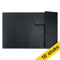 Aanbieding: 10x Leitz Recycle 3-klepsmap zwart