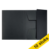Aanbieding: 10x Leitz Recycle 3-klepsmap zwart 280023 - 1