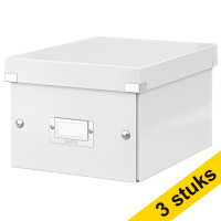 Aanbieding: 3x Leitz 6043 WOW kleine opbergdoos wit