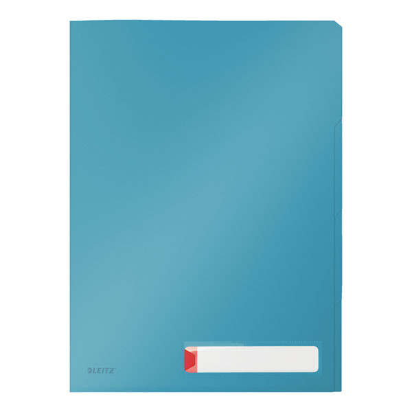 Leitz Cosy Privacy zichtmap met tabbladen sereen blauw A4 (3 stuks) 47160061 226398 - 1