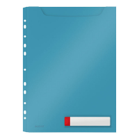 Leitz Cosy Privacy zichtmap met uitvouwbare perforatiestrip sereen blauw A4 (3 stuks) 46680061 226401