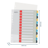Leitz Cosy bedrukbare plastic tabbladen A4 met 12 tabs (11-gaats) 12480000 226368 - 3