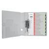Leitz Cosy bedrukbare plastic tabbladen A4 met 20 tabs (11-gaats) 12490000 226369 - 2