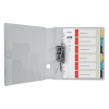 Leitz Cosy bedrukbare plastic tabbladen A4 met 6 tabs (11-gaats) 12460000 226366 - 2