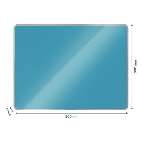 Leitz Cosy magnetisch glasbord 80 x 60 cm sereen blauw 70430061 226443 - 3