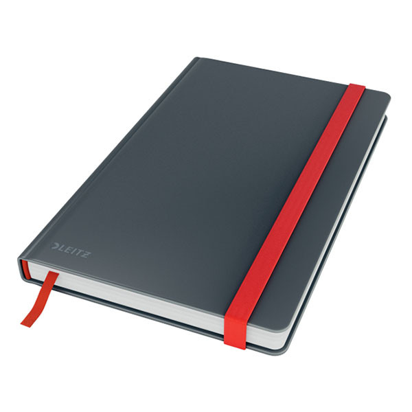 Leitz Cosy notitieboek A5 gelijnd soft touch 90 g/m² 96 vellen fluweel grijs 44810089 226375 - 1