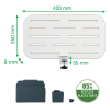 Leitz Ergo bureau ophangbord 42 x 25 cm 65480000 202753 - 3