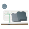 Leitz Ergo bureau ophangbord met laptophouder 80 x 25 cm 65490000 202755 - 6