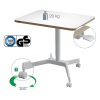 Leitz Ergo mobiel zit-sta bureau wit 80 x 60 cm 65360001 202548 - 5