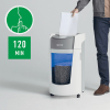 Leitz IQ OptiMax Office papierversnipperaar microsnippers 83600000 227640 - 4