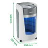 Leitz IQ OptiMax Office papierversnipperaar microsnippers 83600000 227640 - 5