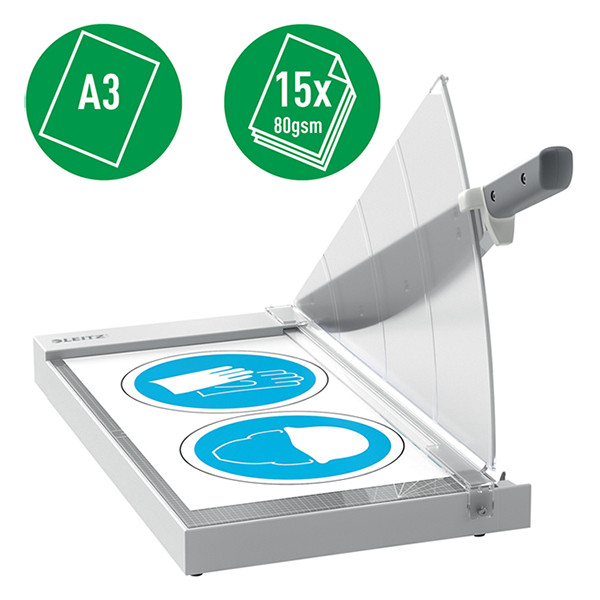 Leitz Precision Office hefboomsnijmachine 15 vellen (A3) 226581 - 3