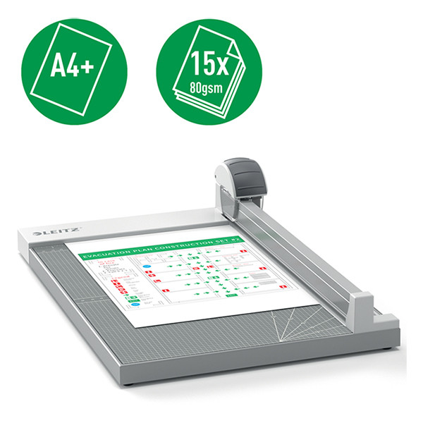 Leitz Precision Office rolsnijmachine 15 vellen (A4+) 90270000 226586 - 2