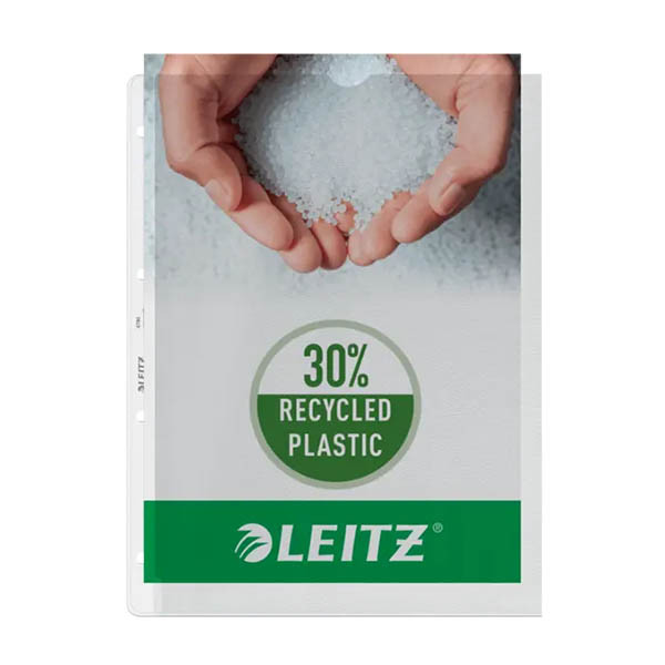 Leitz Premium geperforeerd hoesje A4 4-gaats 130 micron (100 stuks) 211488 - 1