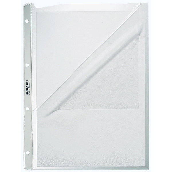 Leitz Premium geperforeerd hoesje A4 4-gaats 130 micron (100 stuks) 47800003 211488 - 1