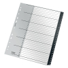 Leitz Recycle plastic tabbladen A4 zwart met 31 tabs (11-gaats) 12180000 226473 - 3