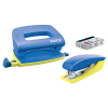 Leitz Urban Chic set mini nietmachine en perforator blauw 55996032 226551 - 1