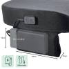 Leitz iComfi verwarmd ergonomisch zitkussen donkergrijs 401302 - 5