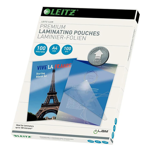Leitz iLAM lamineerhoes A4 glanzend 2x100 micron (100 stuks) 74800000 211088 - 1