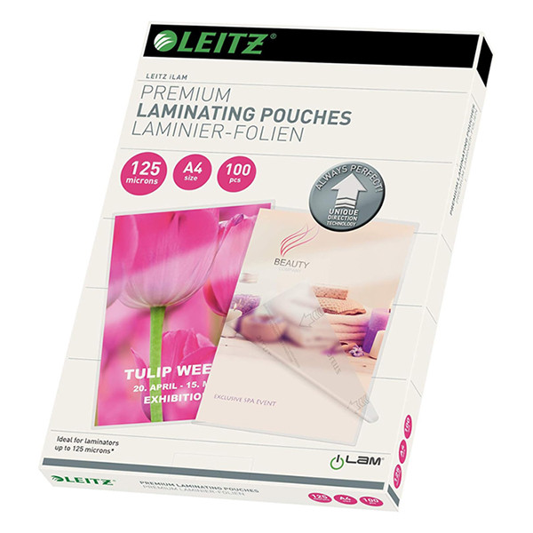 Leitz iLAM lamineerhoes A4 glanzend 2x125 micron (100 stuks) 74810000 211092 - 1