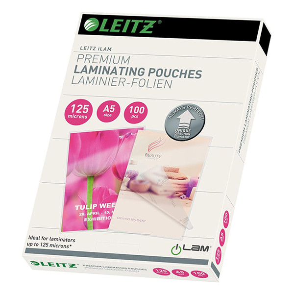 Leitz iLAM lamineerhoes A5 glanzend 2x125 micron (100 stuks) 74930000 211082 - 1