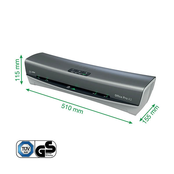 Leitz iLam A3 lamineerapparaat Office Pro zilver 226104 - 4