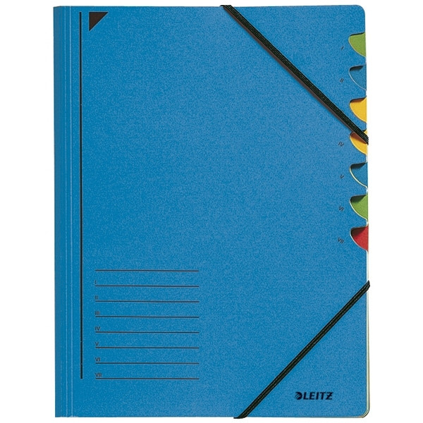 Leitz sorteermap blauw (7 tabs) 39070035 202856 - 1
