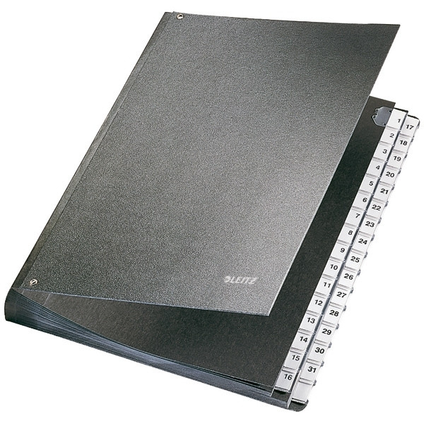 Leitz sorteermap met 32 vakken overtrokken met PP tabs 1-31 (A4) 59310095 202850 - 1