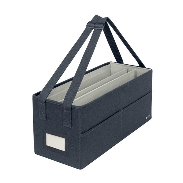 Leitz stoffen opbergtas grijs (L) SE001134 - 1