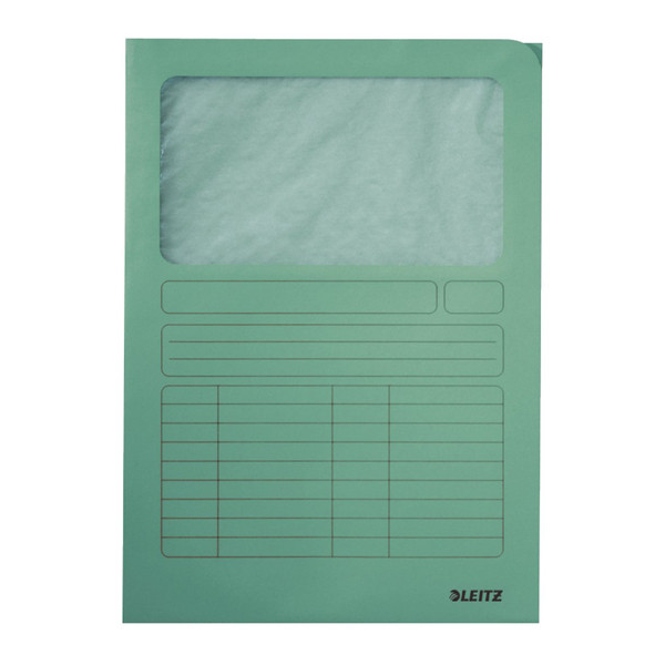 Leitz venstermap lichtgroen A4 (100 stuks) 39500050 202902 - 1