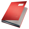 Leitz vloeiboek met 20 compartimenten A4 rood 57000025 202866 - 2