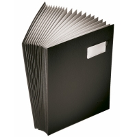 Leitz vloeiboek met 20 compartimenten A4 zwart 57000095 202870